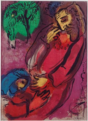Marc Chagall: Dávid és Absolon