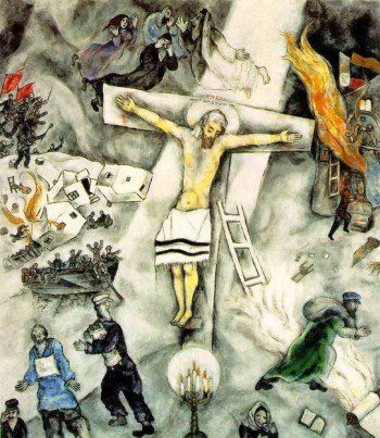 Chagall: Fehér keresztrefeszítés