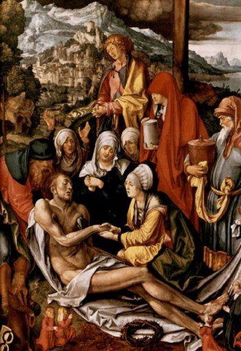 Dürer: A keresztről levett Krisztus