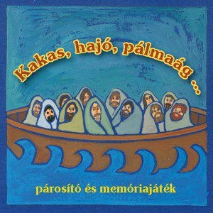 Kakas, hajó, pálmaág...