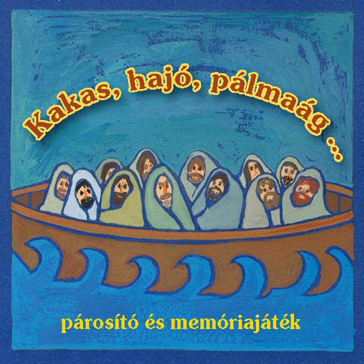 Kakas, hajó, pálmaág...