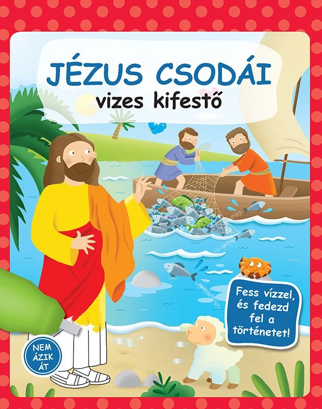 Jézus csodái vizes kifestő
